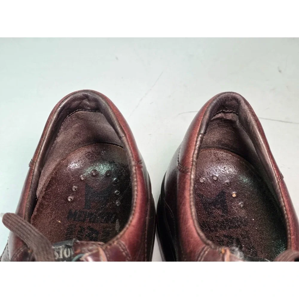 Mephisto Match Run Off Air Jet Men's Sneakers Size 9 Brown Leather‎ Shoes France